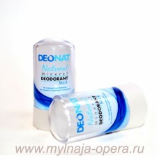 Натуральный дезодорант Кристалл "ДеоНат" (стик чистый) 60 гр